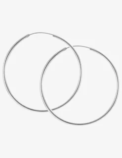 Créoles argent 925‰ 35 mm SO OR