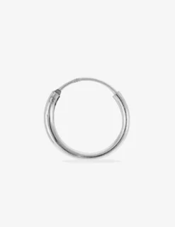 Créoles argent 925‰ 14 mm SO OR