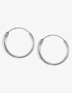Créoles argent 925‰ 14 mm SO OR