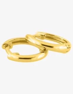 Créoles en or jaune 750 ‰, 11 mm diamètre SO OR