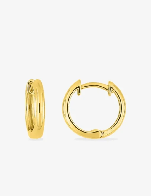 Créoles or jaune 375 ‰ 11 mm SO OR