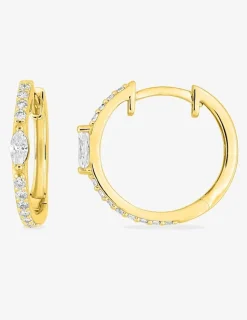 Créoles Plaqué or & oxydes de zirconium SO OR