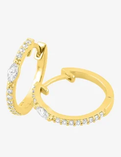 Créoles Plaqué or & oxydes de zirconium SO OR