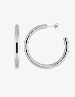 Demi-créoles 50 mm tube 5 mm acier SO OR