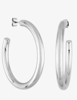 Demi-créoles 50 mm tube 5 mm acier SO OR