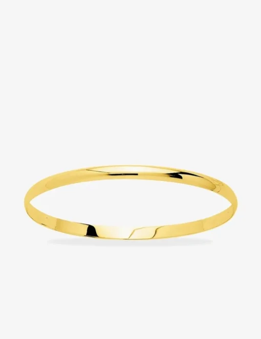 Demi-jonc plat massif or jaune 750 ‰ 3 mm SO OR