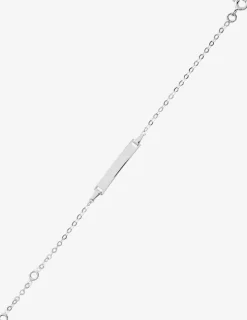 Gourmette bébé en or blanc 375 ‰ SO OR