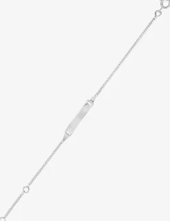 Gourmette bébé en or blanc 375 ‰ SO OR