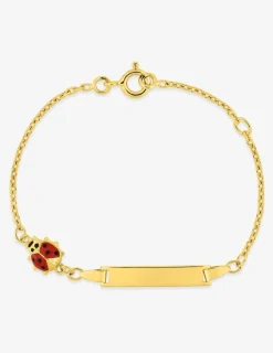 Gourmette bébé en or jaune 375 ‰ SO OR