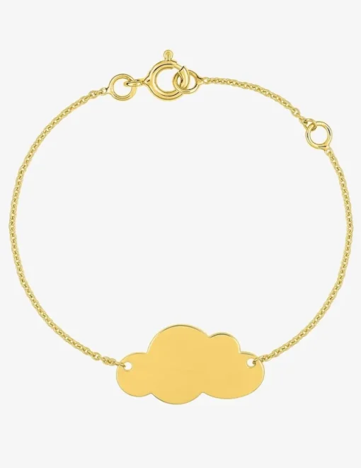 Gourmette bébé en or jaune 375 ‰ SO OR