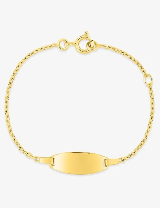 Gourmette bébé en or jaune 375 ‰ SO OR