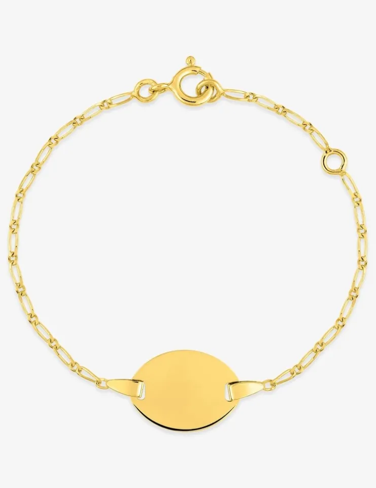Gourmette bébé en or jaune 375 ‰ SO OR