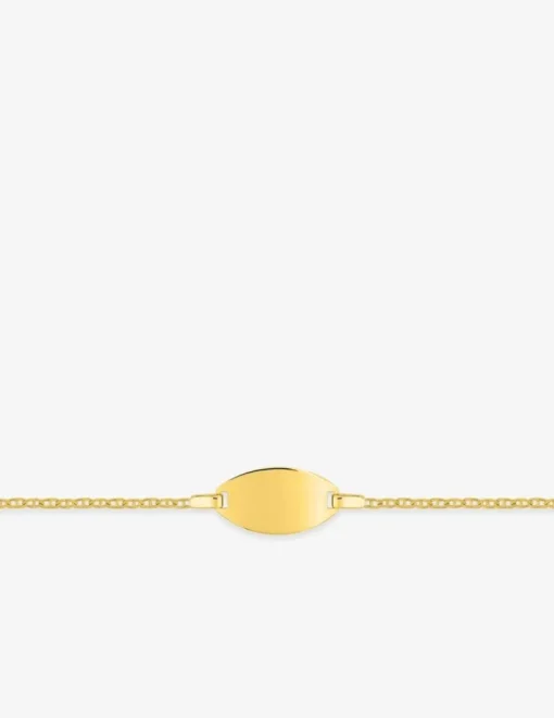 Gourmette bébé en or jaune 375 ‰ SO OR