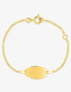 Gourmette bébé en or jaune 375 ‰ SO OR