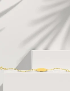 Gourmette bébé en or jaune 375 ‰ SO OR