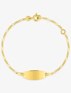 Gourmette bébé en or jaune 375 ‰ SO OR