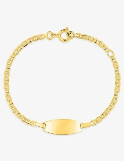 Gourmette bébé en or jaune 375 ‰, maille marine SO OR