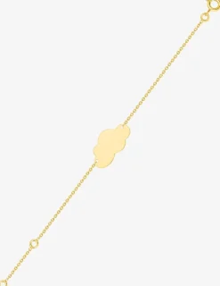 Gourmette bébé nuage or jaune 750‰ SO OR