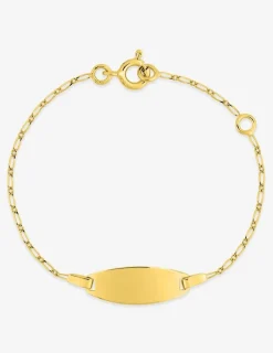 Gourmette bébé or jaune 750 ‰ maille alternée SO OR