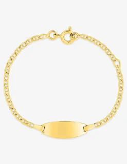 Gourmette bébé or jaune 750 ‰ maille marine SO OR