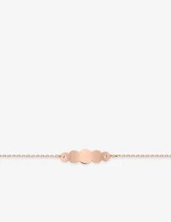 Gourmette bébé or rose 750 ‰ maille forçat SO OR
