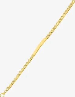 Gourmette identité marine plaqué or SO OR