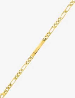 Gourmette plaqué or, maille alternée 1+3 SO OR