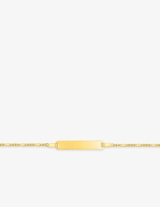 Gourmette pour bébé, or jaune 375 ‰ SO OR