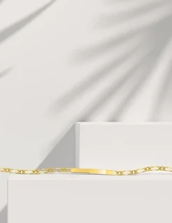 Identité en or jaune 375 ‰ SO OR