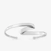 Jonc torsadé en argent 925 ‰ rhodié SO OR