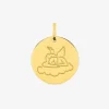 Médaille ange dormeur en or 375‰ SO OR