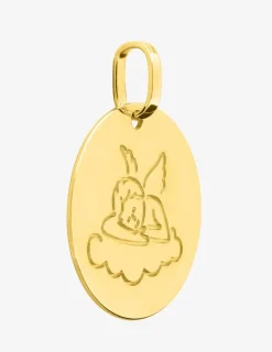 Médaille ange dormeur en or 375‰ SO OR