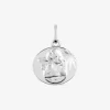 Médaille ange en or blanc 375 ‰ SO OR