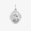 Médaille ange en or blanc 375 ‰ SO OR