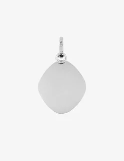 Médaille ange en or blanc 375 ‰ SO OR
