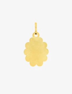 Médaille ange en or jaune 375 ‰ SO OR