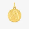 Médaille ange en or jaune 375 ‰ SO OR