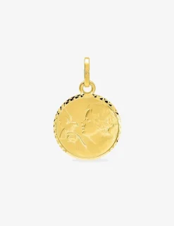 Médaille ange en or jaune 750 ‰ SO OR