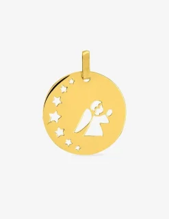 Médaille ange or jaune 750‰ SO OR