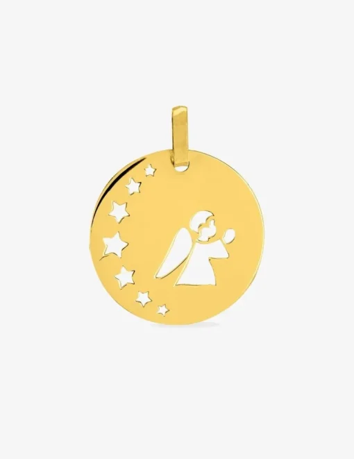 Médaille ange or jaune 750‰ SO OR