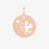 Médaille Cupidon plaqué or rose SO OR