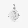 Médaille losange Vierge argent 925‰ rhodié SO OR