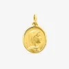 Médaille ovale Vierge plaqué or SO OR