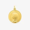Médaille ronde Vierge or jaune 375‰ SO OR