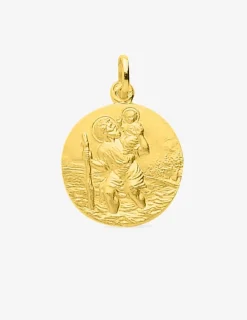 Médaille Saint Christophe en or jaune 375 ‰ SO OR