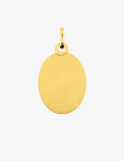 Médaille Vierge à l'enfant en or jaune 375 ‰ SO OR