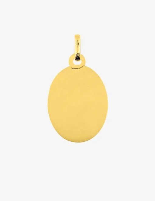 Médaille Vierge à l'enfant en or jaune 375 ‰ SO OR