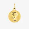 Médaille Vierge en or jaune 375 ‰ SO OR