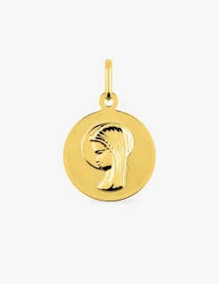 Médaille Vierge en or jaune 375 ‰ SO OR