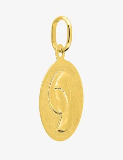 Médaille Vierge en or jaune 375 ‰ SO OR